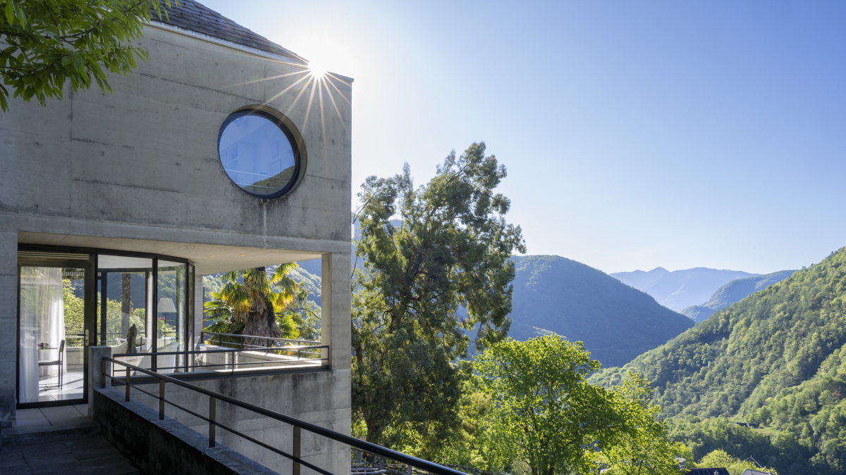 Casa Walser | Architekturferienhaus Luigi Snozzi, Tessin
